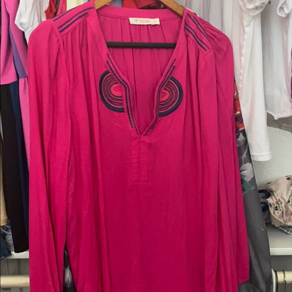 Izzy and Lola pink blouse
